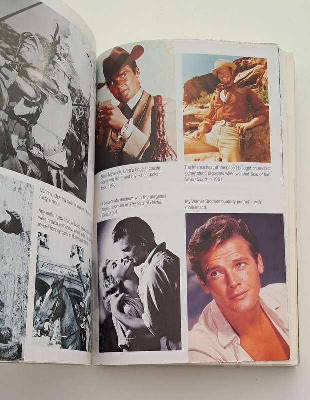 Roger Moore My Word Is My Bond The Autobiography film movie celeb famous memoir 007 media