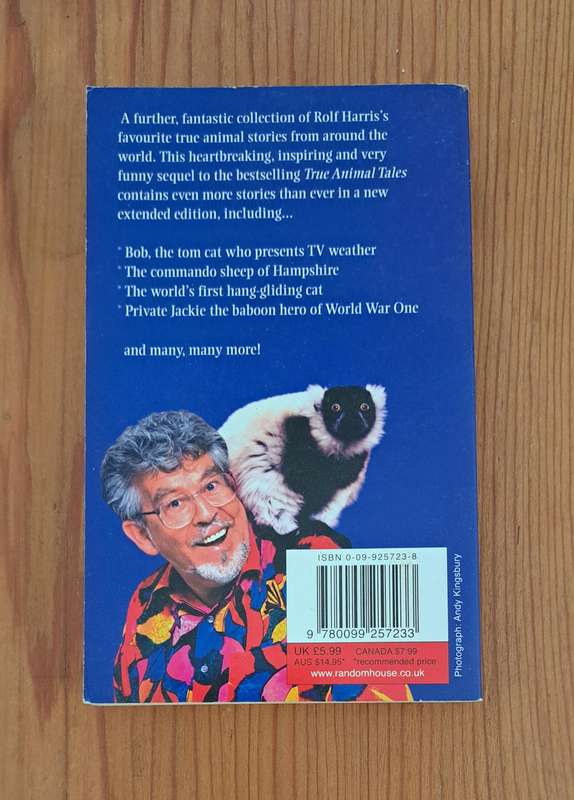 Rolf Harris Beastly Behaviour true animal stories heart breaking funny comedy humor inspiring