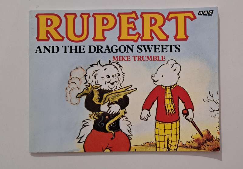 Rupert And The Dragon Sweets By Mike Trumble kids children's picture bedtime story book classic