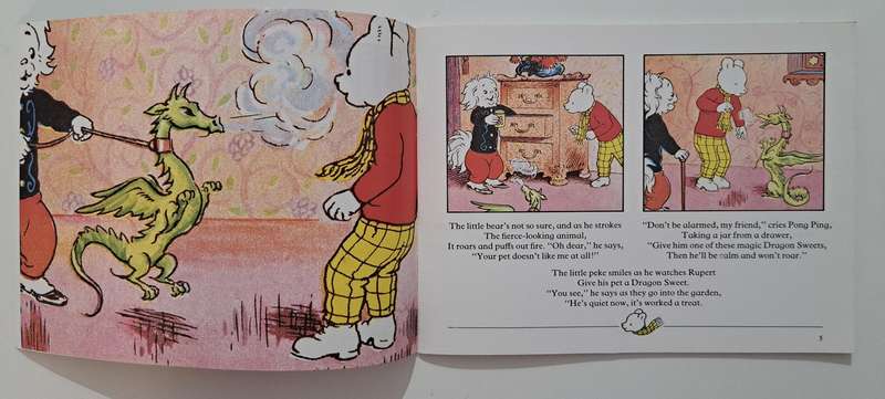 Rupert And The Dragon Sweets By Mike Trumble kids children's picture bedtime story book classic