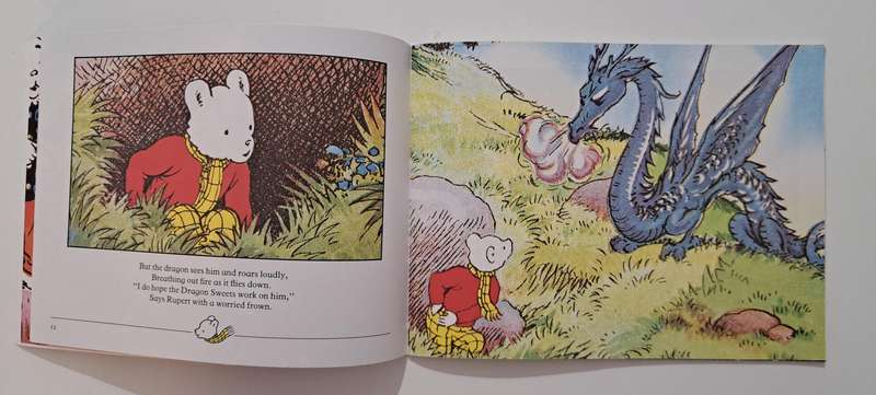 Rupert And The Dragon Sweets By Mike Trumble kids children's picture bedtime story book classic