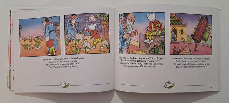 Rupert And The Dragon Sweets By Mike Trumble kids children's picture bedtime story book classic