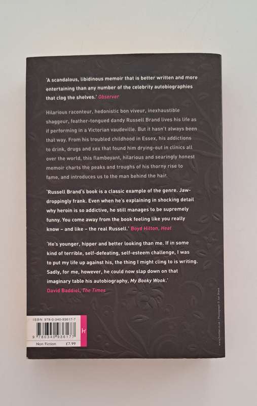Russell Brand My Booky Wook nonfiction biography memoir comedy humor celeb British famous