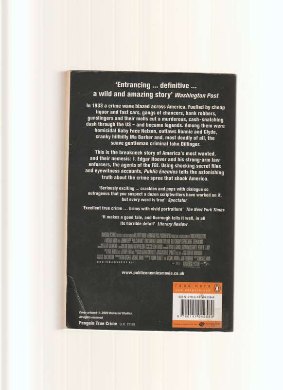 Public Enemies By Bryan Burrough book true crime FBI history biography American