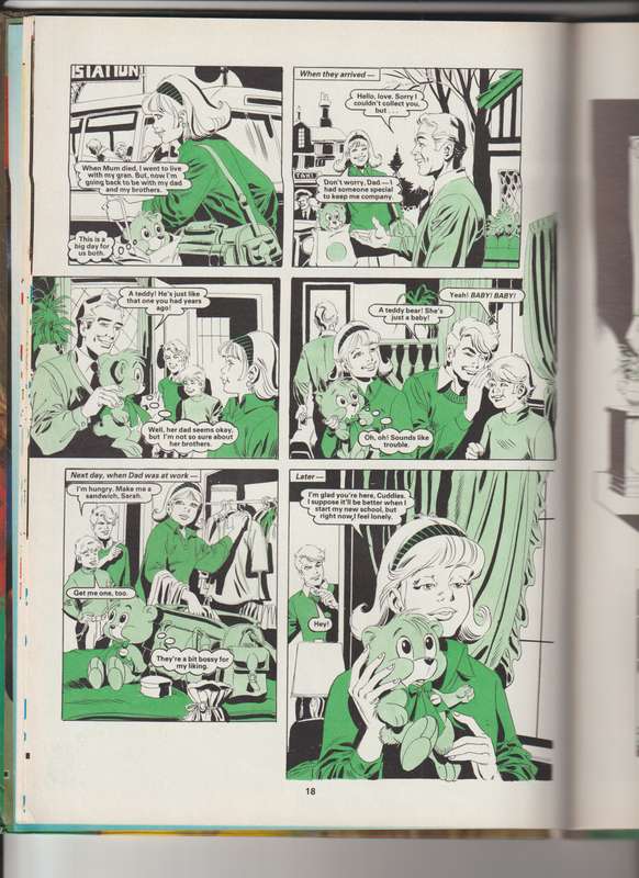Mandy for girls 1996 Annual - comic cartoon book for girls children kids