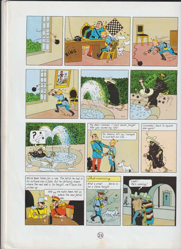 The Adventures Of TinTin The Broken Ear by Herge Cartoon comic book collectable graphic novel
