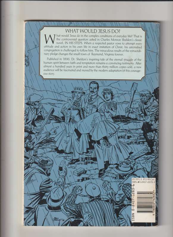 Marvel Comics In His Steps GN (1994) #1-1ST printing vintage rare collectable