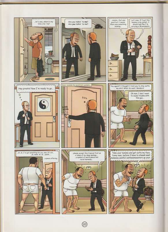 The Red Monkey The Leaking Cello Case Joe Daly cartoon comic book Cape Town South Africa