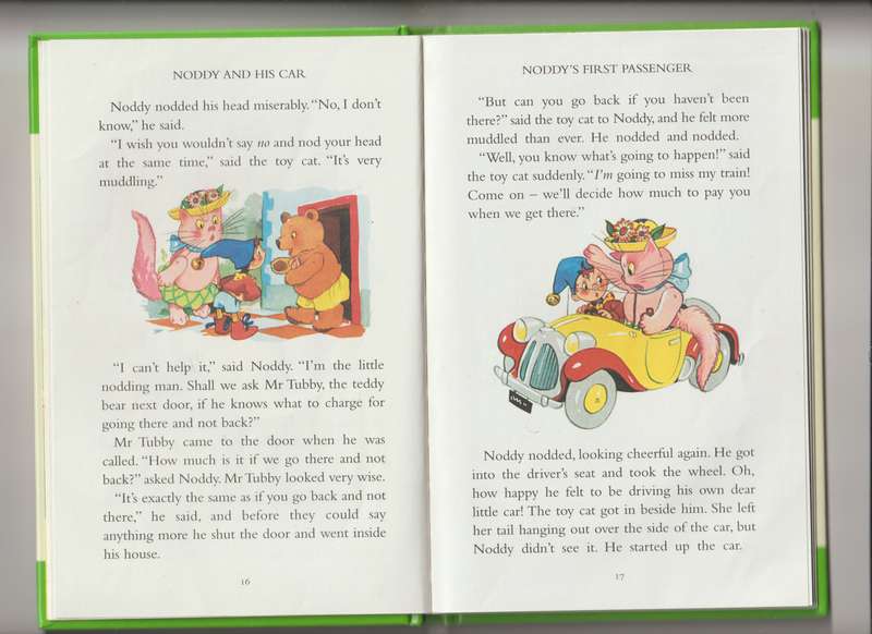 Noddy And His Car By Enid Blyton classic story book for kids children