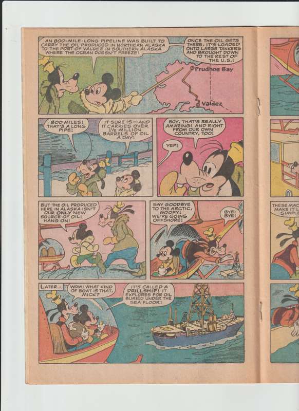 Epcon centre & Walt Disney Mickey and Goofy Explore The Universe of Energy, 1985 rare & vintage