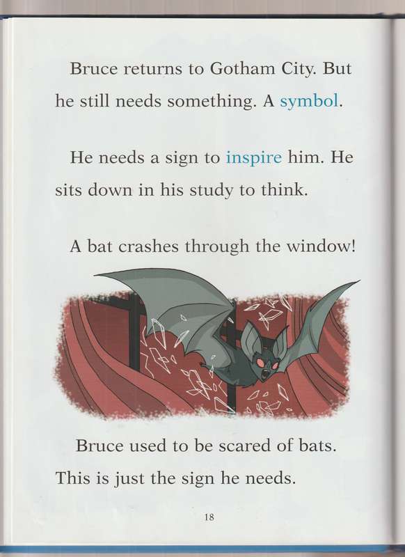 DC Comics Batman An Origin Story hardcover book for kids children EASY TO READ picture book