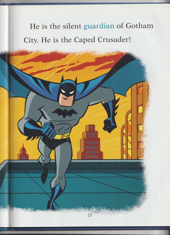 DC Comics Batman An Origin Story hardcover book for kids children EASY TO READ picture book
