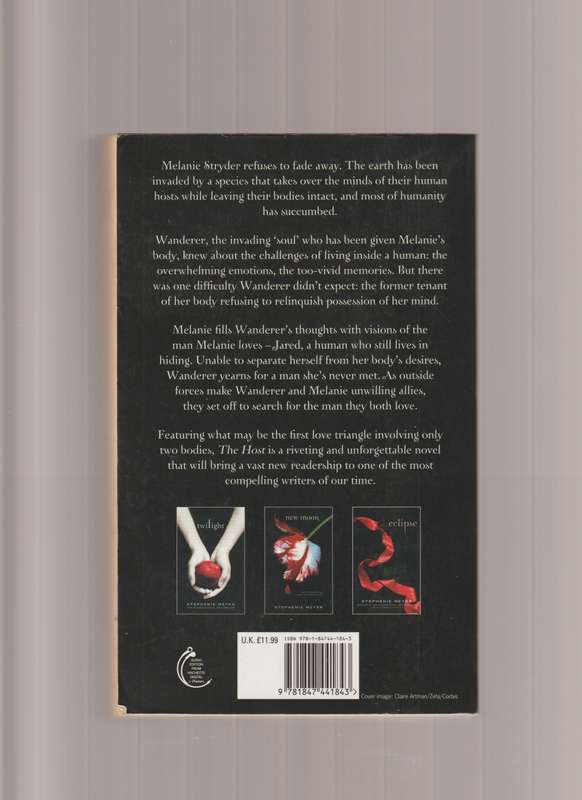 The Host By Stephenie Meyer book movie film fantasy sci-fi romance thriller paranormal dystopia chic