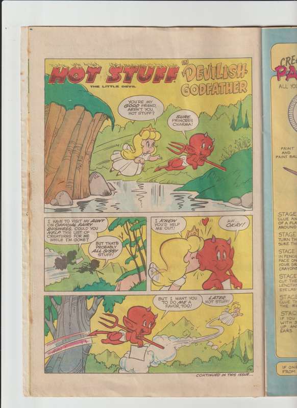 Harvey comics Hot Stuff #13 (1987) RSA South Africa print rare old vintage collectable