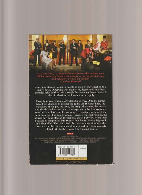 Hotel Babylon By Imogen Edwards Jones paperback book travel memoir true adult humor business