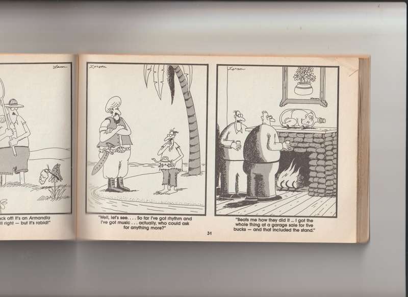 A Far Side Collection Night Of The Crash-Test Dummies By Gary Larson (1993) cartoon comic