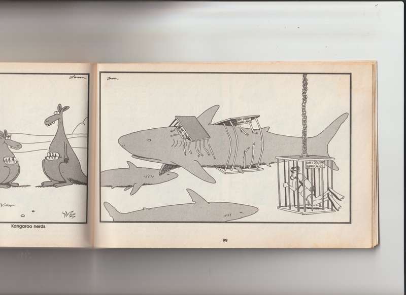 A Far Side Collection Night Of The Crash-Test Dummies By Gary Larson (1993) cartoon comic