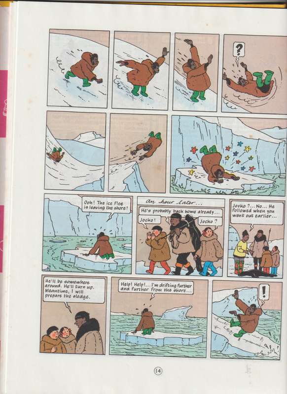 Destination New York By Herge comic cartoon book author of Tintin