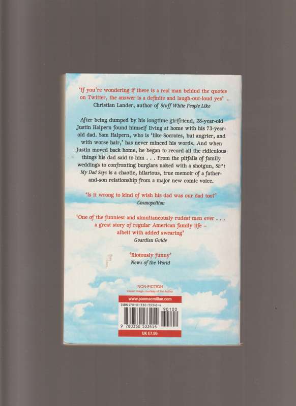Sh*t My Dad Says by Justin Halpern humor nonfiction comedy memoir biography adult family
