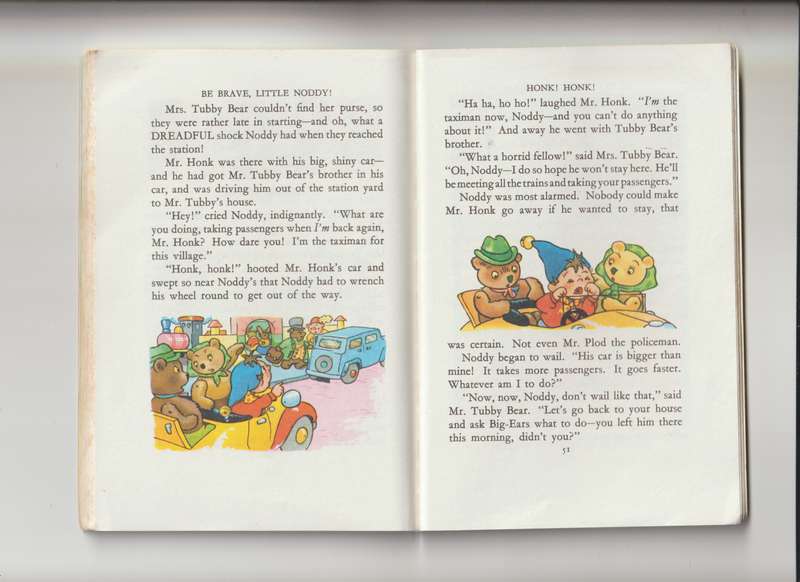 Be Brave Little Noddy By Enid Blyton kids children classics bedtime story book