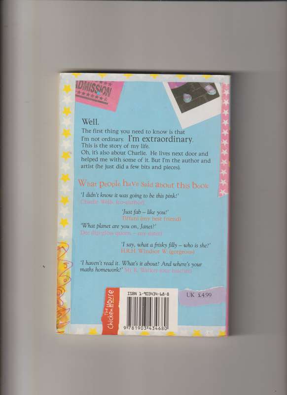 Me & charlie A life in bits & pieces Janet Fish funny humor chic lit romance teen fiction