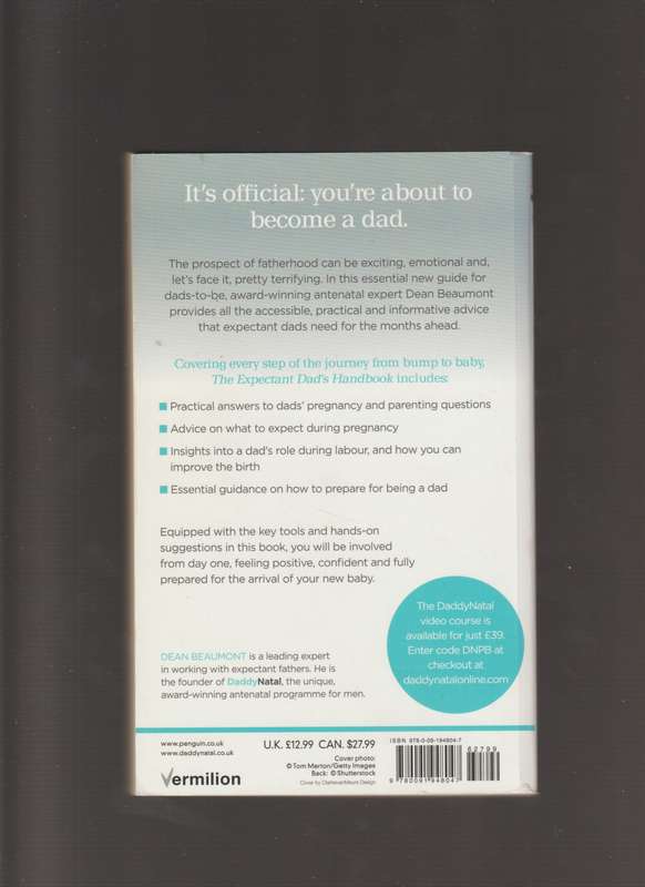 The Expectant Dad's Handbook Dean Beaumont babies parenting children toddlers pregnancy kids