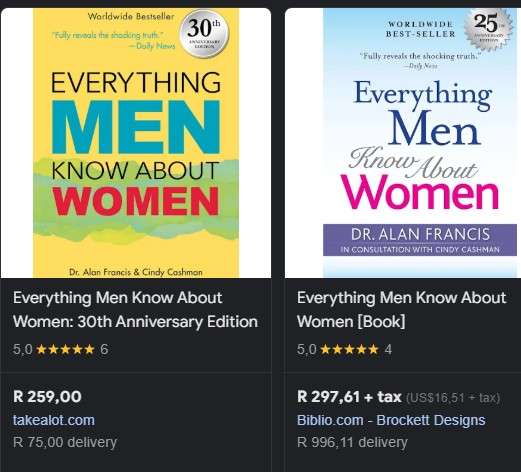 Everything Men Know About Women By Dr Alan Francis funny humor comedy romance love
