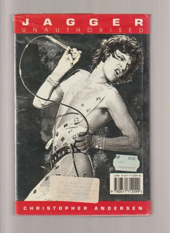 Mick Jagger unauthorised hardcover book music musician famous band 60's 70's 80's rock n roll