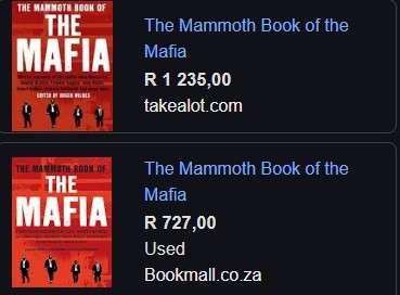 The Mammoth Book Of The Mafia By Frankie Saggie nonfiction history true crime biography gangs