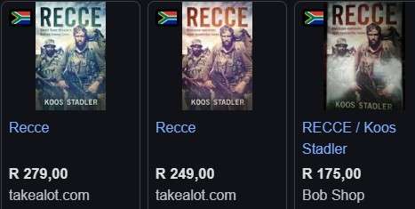 Recce Koos Stadler Africa military army Angola war enemy history nonfiction elite soldiers Special F
