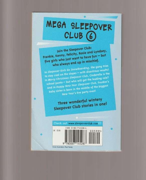Mega Sleepover 6: Winter Collection (The Sleepover Club) Paperback young adults childrens