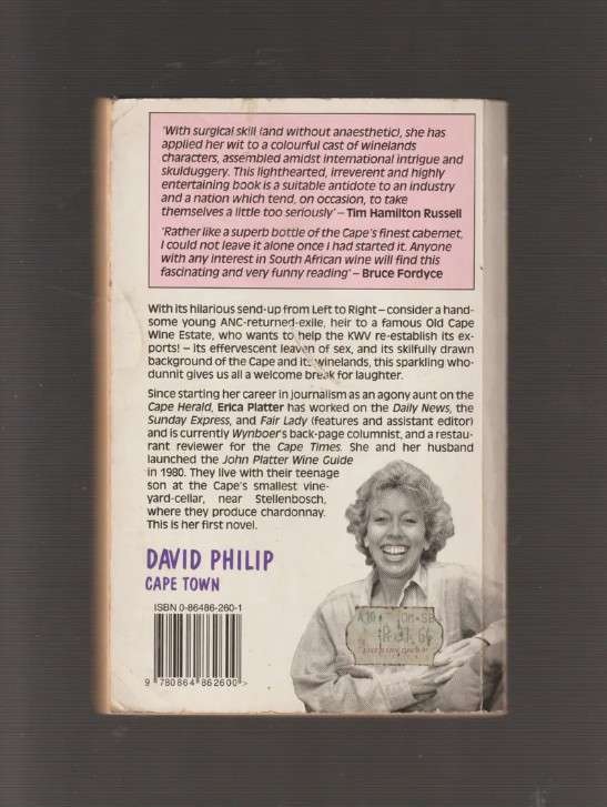 A Strange Case Of Wine By Erica Platter Alcohol Hilarious funny South Africa windlands