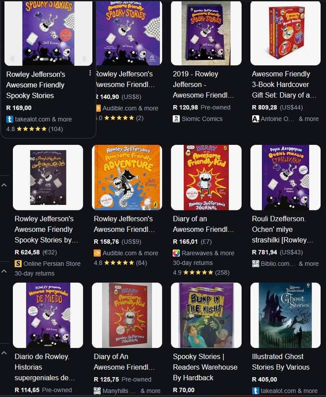 Awesome Friendly Spooky Stories Rowley Jefferson humor fiction children graphic novel comic fantasy