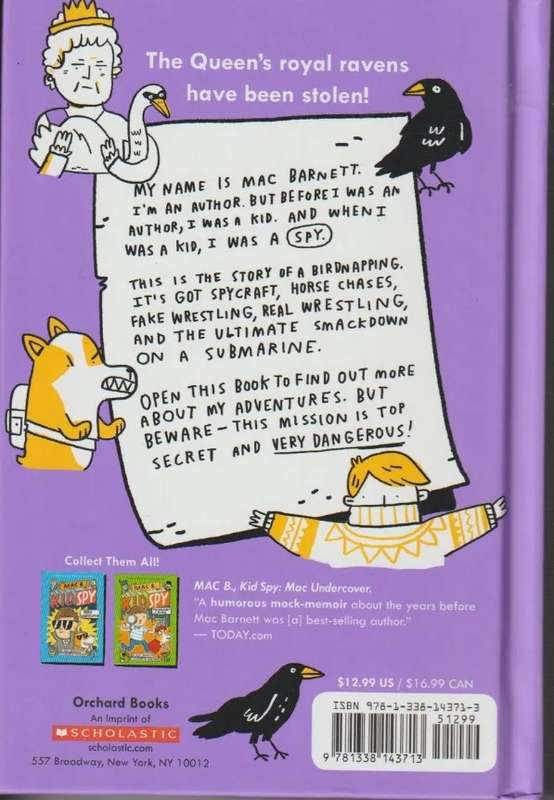 Kid Spy Top Secret Smackdown By Mac Barnett kids children's graphic novel fantasy adventure