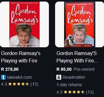 Gordon Ramsay's Playing With Fire book autobiography cooking food memoir business
