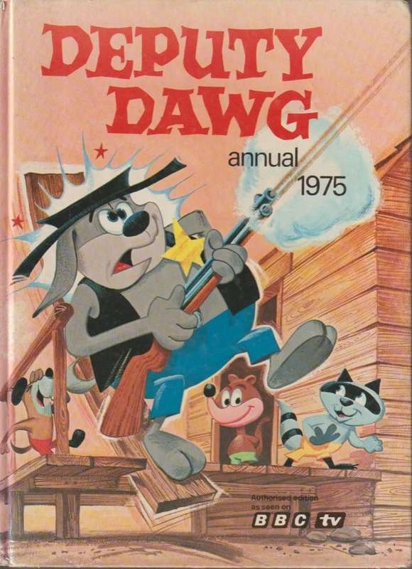 Deputy Dawg comic cartoon book annual 1975 rare vintage old school collectable walt disney BBC tv