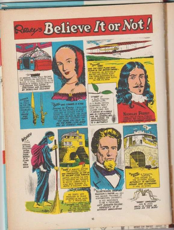 Ripley's Believe it or not cartoon comic book annual 1974 old rare vintage collectable