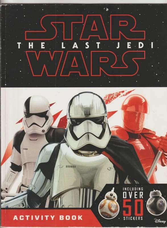 Star Wars The Last jedi kids Children's Activity book puzzles' drawing stickers