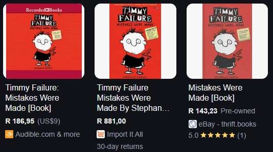 Timmy Failure Mistakes Were Made By Stephan Pastis comedy graphic novel young adult kids fiction