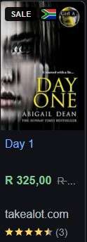 Day One By Abigail Dean thriller fiction mystery crime contemporary suspense