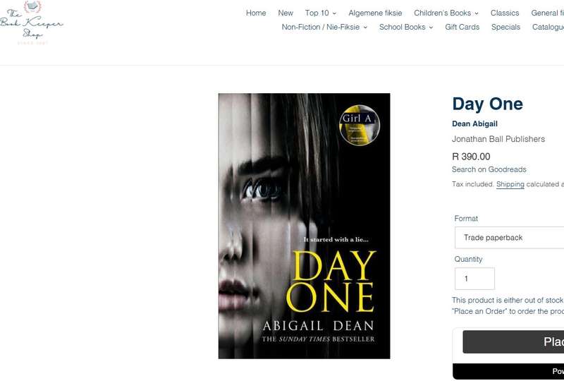 Day One By Abigail Dean thriller fiction mystery crime contemporary suspense