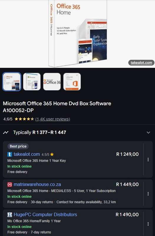 Microsoft Office 365 Home Subscription Windows & Mac for sale bargain cheap new