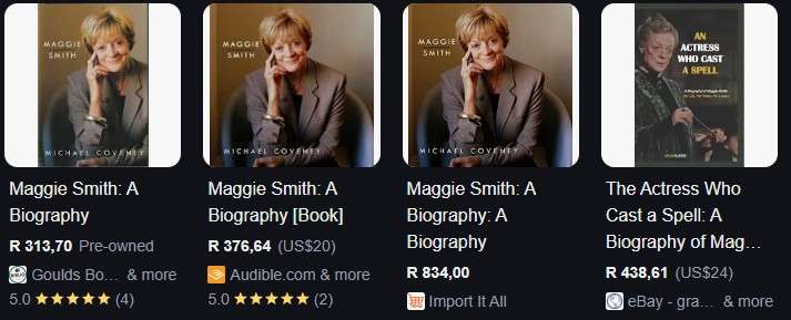 Maggie Smith A Biography By Michael Coveney biography memoir film movie actress celeb famous British
