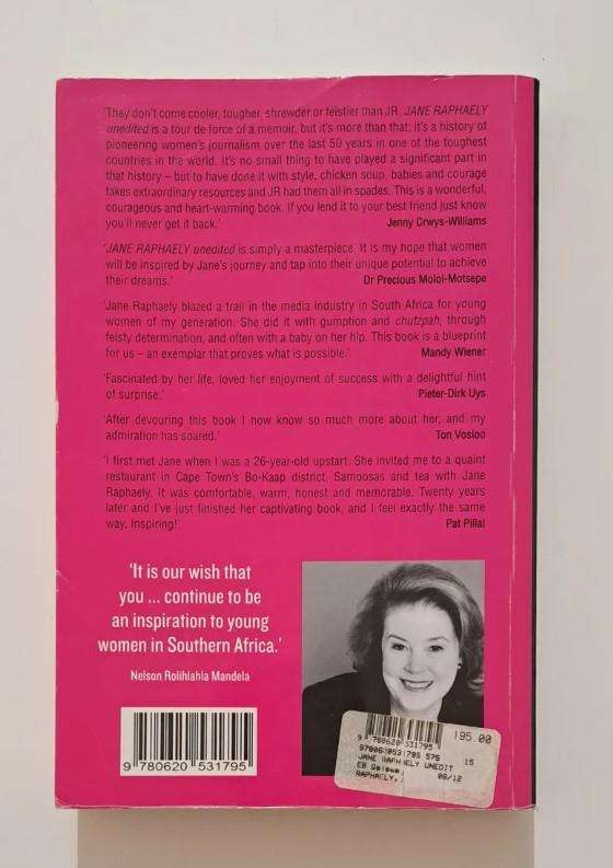 Jane Raphaely Unedited True Tales Of A Fun Fearless Female biography memoir chic lit