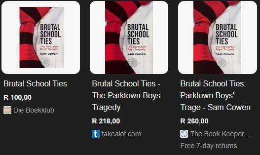 Brutal School Ties The Parktown Boys Tragedy By Sam Cowen true crime South Africa