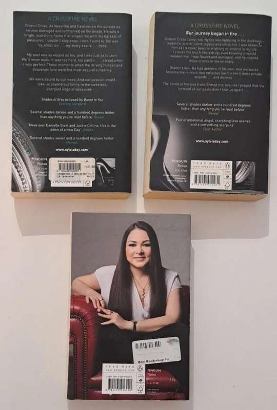 3 Books Captivated By You, Reflect In You, Bared To You Sylvia Day romance e_rotic fifty shades of G