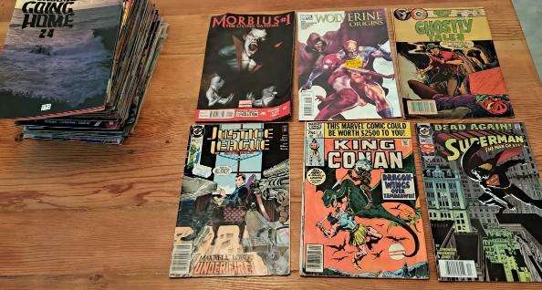 100 comics mixed Marvel, DC, Dark Horse, Image, Hamilton etc