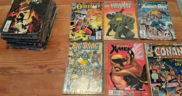100 comics mixed Marvel, DC, Dark Horse, Image, Hamilton etc