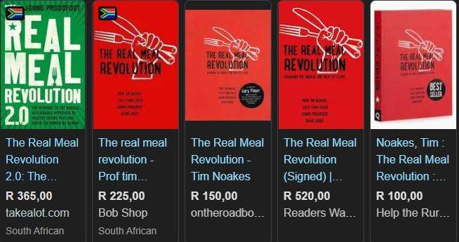 The Real meal Revolution By Prof Tim Noakes health nutrition food cooking sports cookbooks nonfictio
