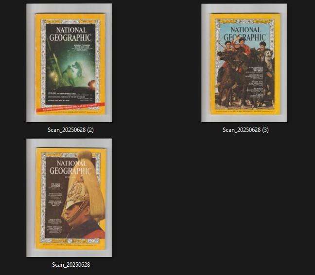 3x - 1960's National Geographic Magazines nature science history world culture rare vintage old